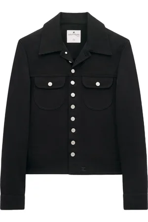 Courrèges Veste en jean à boutonnière