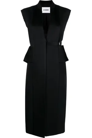 Jil Sander Débardeur mi-long à taille ceinturée