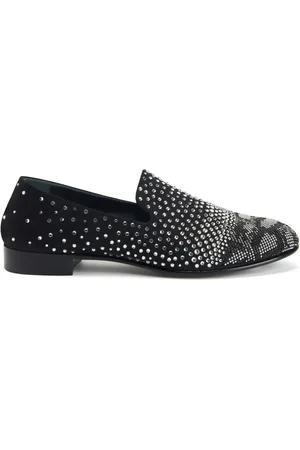 Giuseppe Zanotti Mocassins Marthin à ornements en cristal