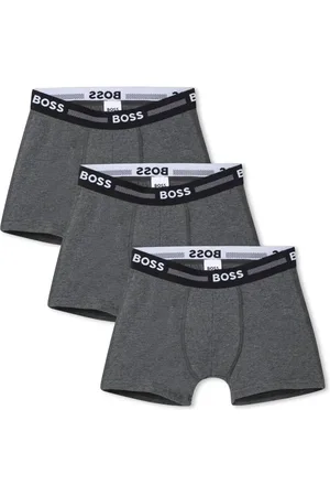HUGO BOSS Lot de trois boxers à taille logo
