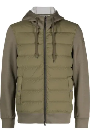 HERNO Veste à empiècements matelassés