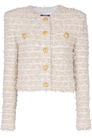 Balmain Veste crop en tweed