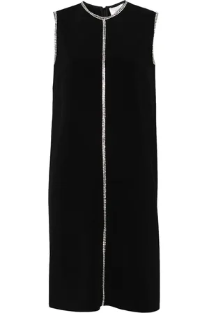 Sportmax Robe courte à ornements en cristal