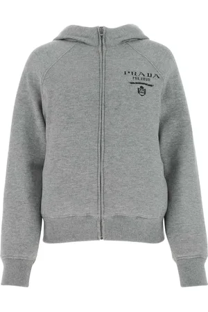 Prada Veste en jean à logo en jacquard