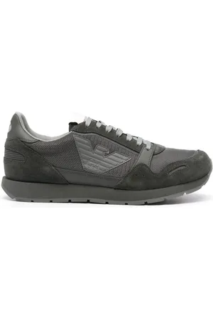 Emporio Armani Baskets lacées à patch logo