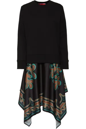La DoubleJ Robe mi-longue Sporty Foulard