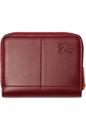 Burberry Portefeuille en cuir à logo embossé