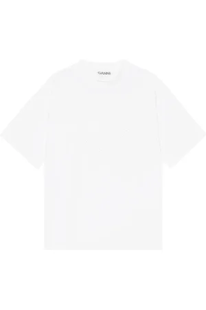 Ganni T-shirt à encolure ronde