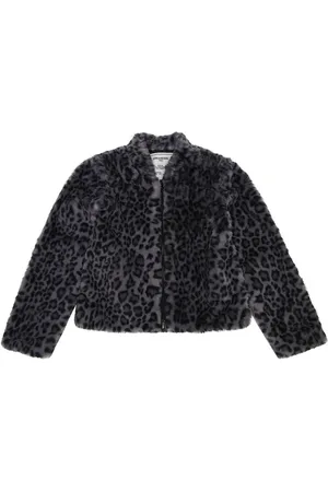Zadig & Voltaire Gilet texturé à imprimé léopard