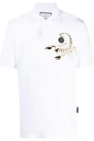 Philipp Plein Polo Scorpion en coton