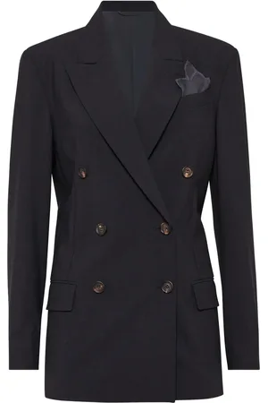 Brunello Cucinelli Blazer à boutonnière croisée