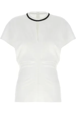 Brunello Cucinelli T-shirt à ornements métalliques