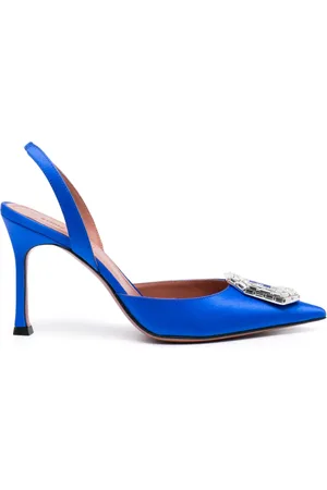 Amina Muaddi Escarpins Camelia 90 mm à bride arrière