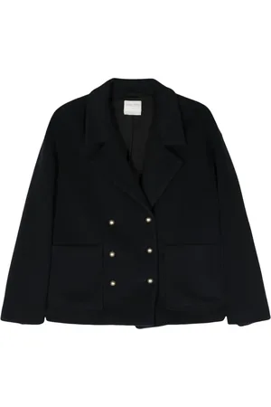 FORTE FORTE Veste en laine mélangée à boutonnière croisée