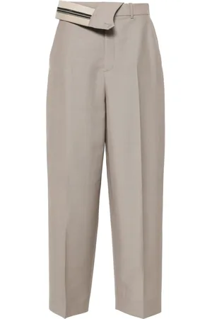 Fendi Pantalon fuselé à plis marqués