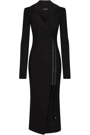Dolce & Gabbana Robe mi-longue à détail de laçage
