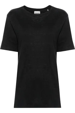 Marant Etoile T-shirt Zewel en lin à logo imprimé