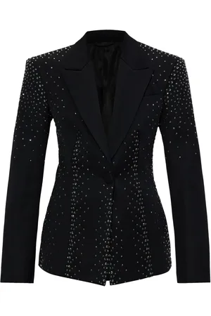 The Attico Blazer à ornements en cristal