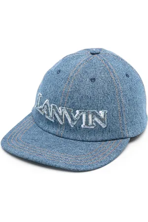 Lanvin Casquette en jean à logo appliqué