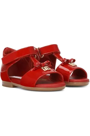 Dolce & Gabbana Sandales First Steps en cuir verni