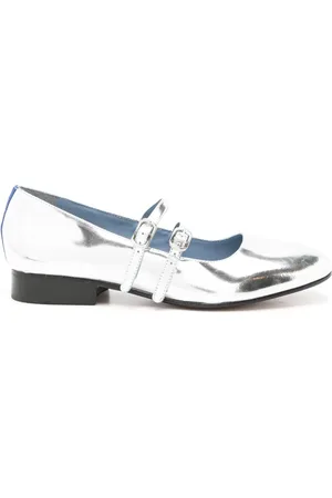 Blue Bird Ballerines à fini métallisé