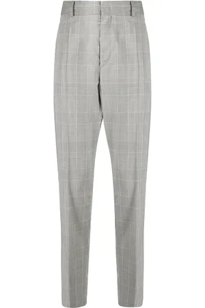 Isabel Marant Pantalon de costume en coton à carreaux
