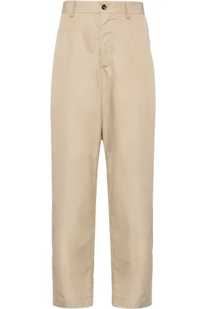 Dolce & Gabbana Pantalon en popeline à taille élastiquée