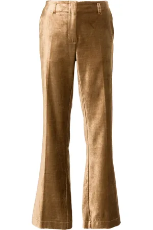 FORTE FORTE Pantalon en velours à coupe droite