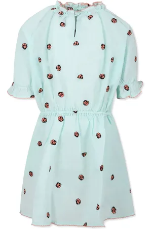 Stella McCartney Robe à broderies coccinelle