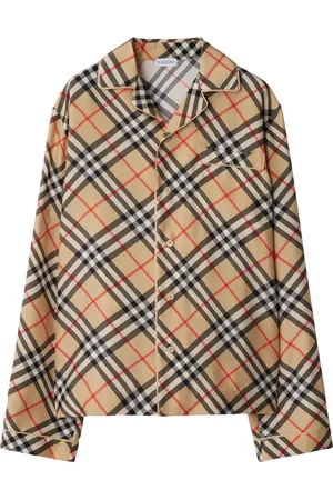 Burberry Haut de pyjama à motif Vintage Check