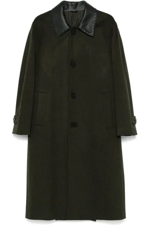 Fendi Manteau à détails plissés