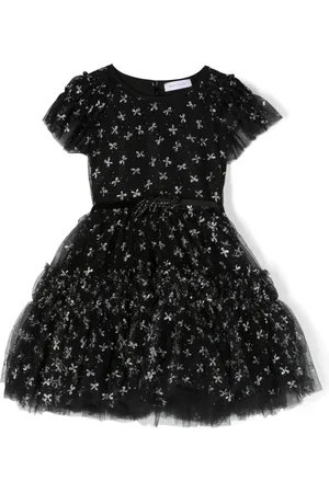 MONNALISA Robe en maille à détail métallisé