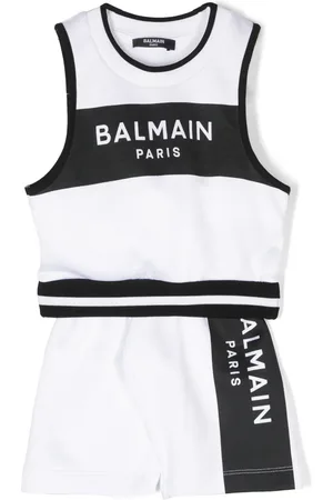 Balmain Ensemble haut-short à logo imprimé
