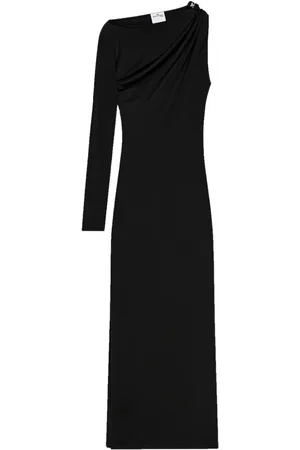 Courrèges Robe longue à design asymétrique