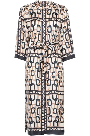 Max Mara Robe courte à imprimé chaînes