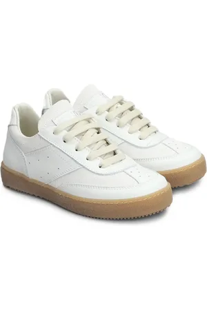 Maison Margiela Baskets en cuir à logo embossé