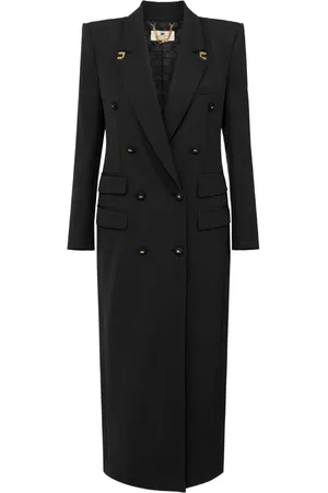 Elisabetta Franchi Manteau à boutonnière