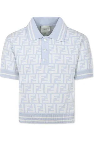 Fendi Polo en jersey à logo FF