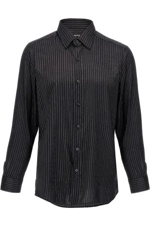 Tom Ford Chemise en lin à fines rayures