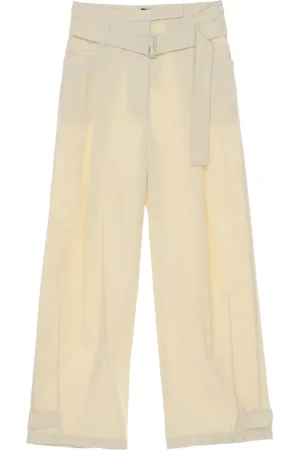 Low Classic Pantalon à taille ceinturée