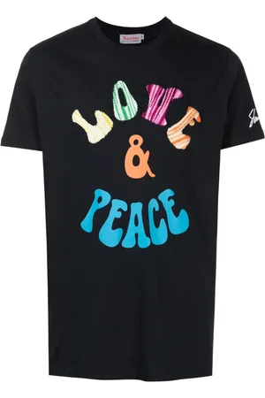 AMIR SLAMA T-shirt imprimé à broderies