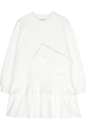 Fendi Robe en coton à volants