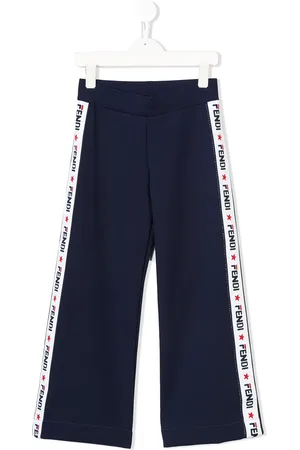 Fendi Pantalon de jogging à bandes logos