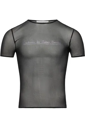 Ludovic De Saint Sernin T-shirt à logo strassé