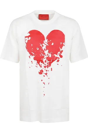 Vision Of Super T-shirt à imprimé cœur