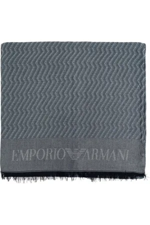 Emporio Armani écharpe à motif zigzag