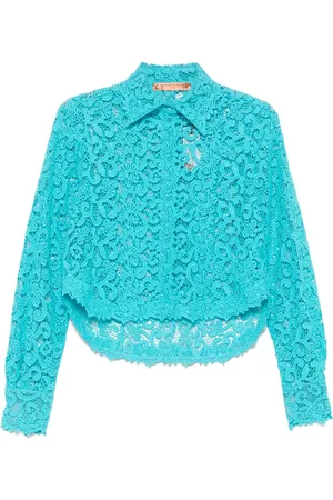 ERMANNO SCERVINO Chemise à fleurs en dentelle