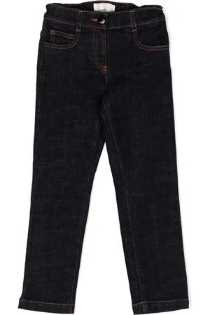 Fendi Jean à logo brodé