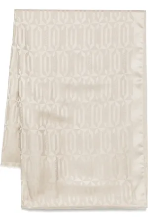 Lanvin écharpe à logo en jacquard