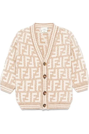 Fendi Cardigan en maille intarsia